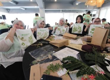 Mengintip Keseruan Belajar Berkreasi Ecoprint di Wyndham Garden